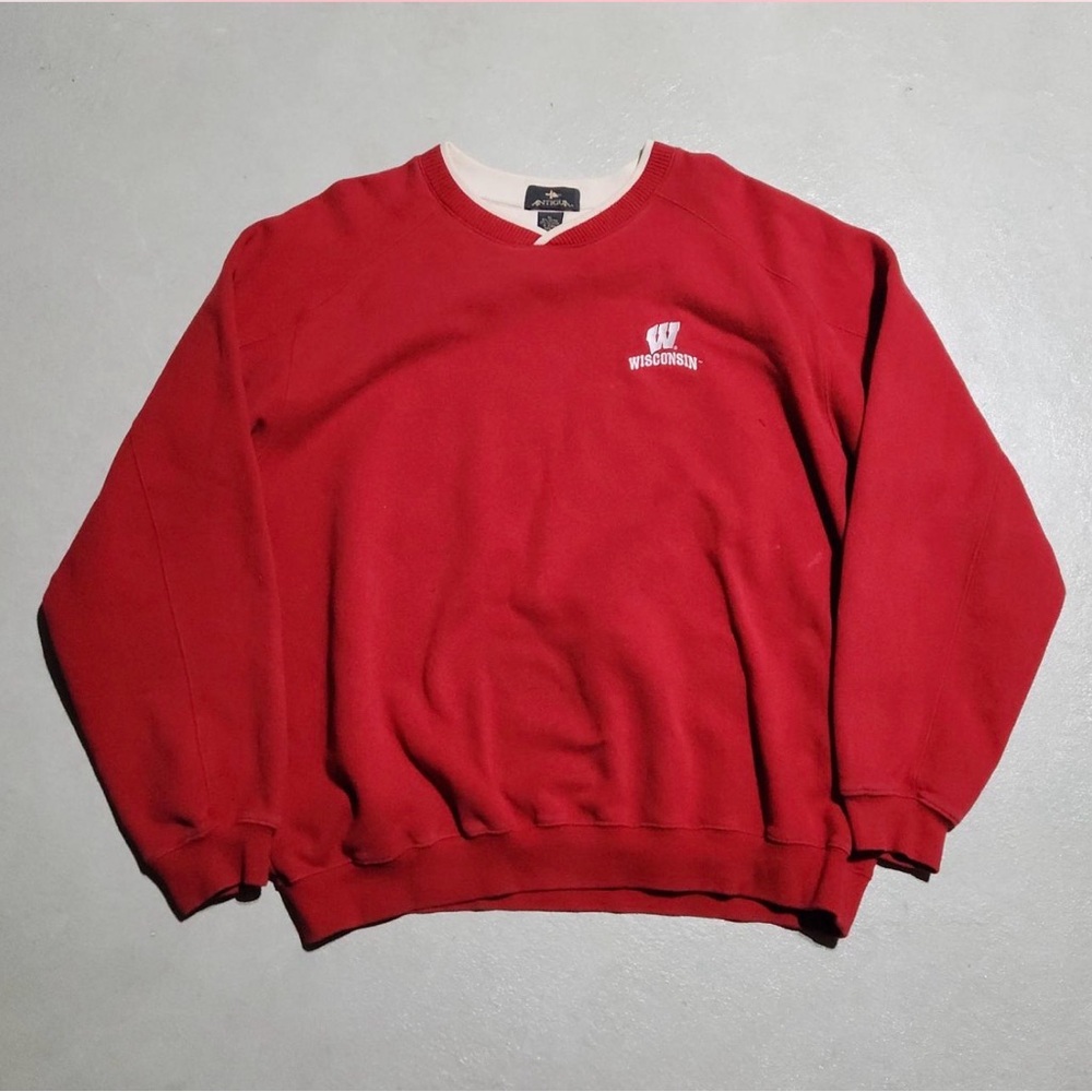 Antigua Red Crewneck Sweater